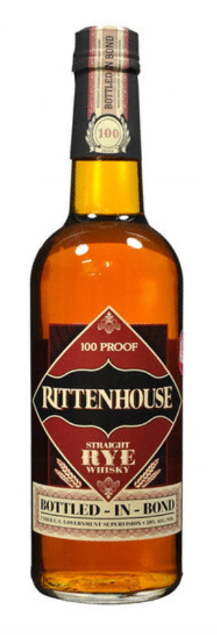 Rittenhouse Straight Rye Whiskey Bottled in Bond 100 Proof 750ml