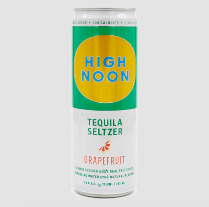 High Noon Grapefruit Tequila Seltzer 355ml can