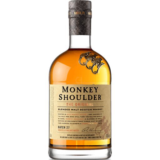 Monkey Shoulder Premium Blended Malt Scotch Whisky 750ml