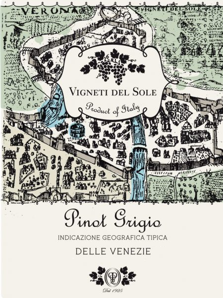 Vigneti del Sole Delle Venezie Pinot Grigio 2023 750ml
