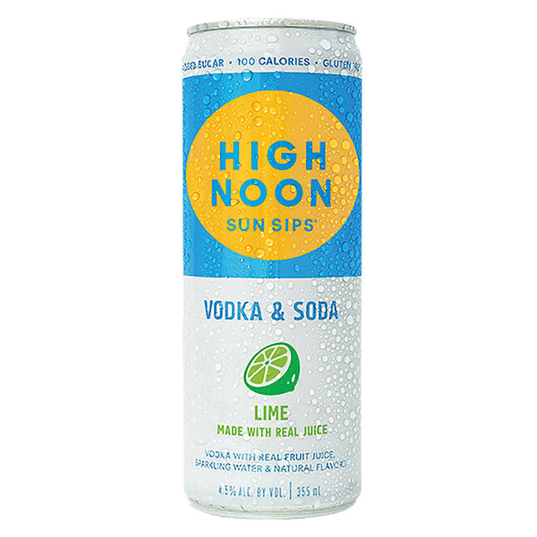 High Noon Lime Vodka & Soda 355ml Can