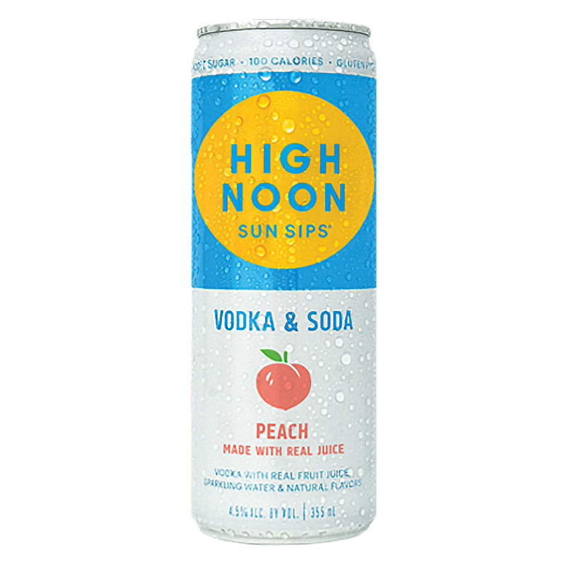 High Noon Peach Vodka & Soda 355ml Can