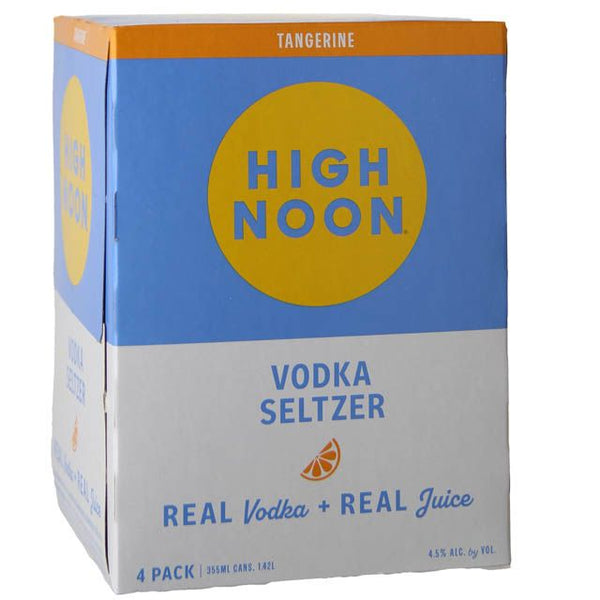 High Noon Tangerine Vodka and Soda 355ml 4 pk