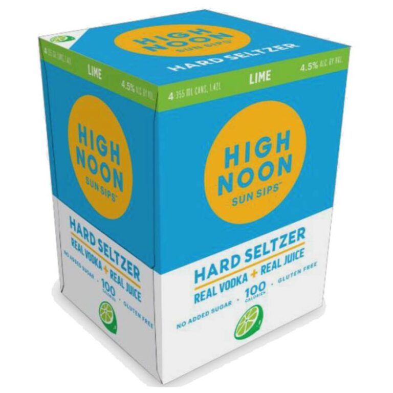 High Noon Lime Vodka & Soda 355ml 4 pk