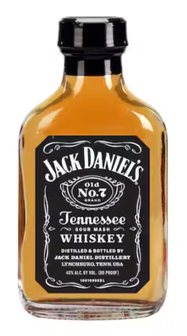 Jack Daniel's Old No. 7 Tennessee Sour Mash Whiskey (Black Label) 100ml