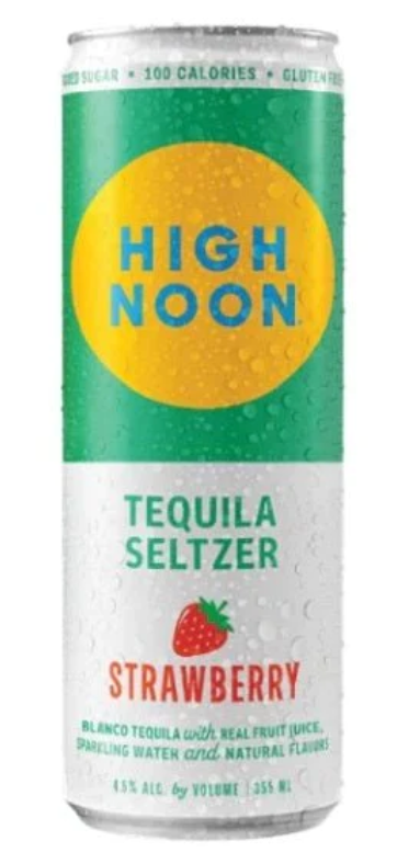 High Noon Tequila Seltzer Strawberry 355ml can
