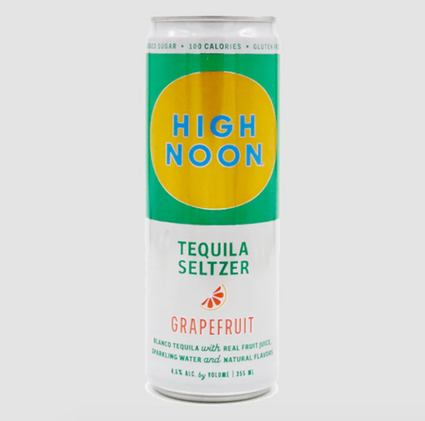 High Noon Grapefruit Tequila Seltzer 355ml can