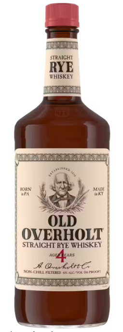 Old Overholt Straight Rye Whiskey 86proof 1L