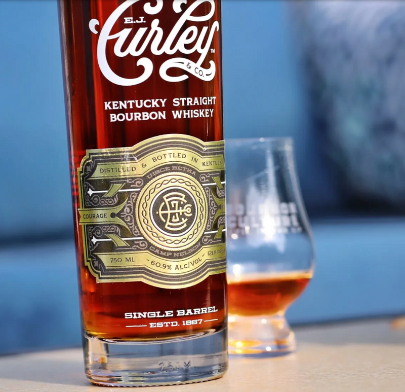 EJ Curley Single Barrel Straight Bourbon Whiskey 750ml