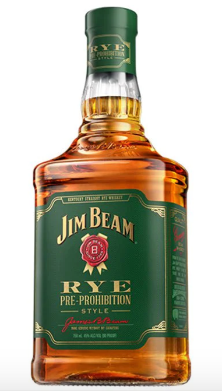 Jim Beam Pre-Prohibition Style Straight Rye Whiskey 90proof 750ml