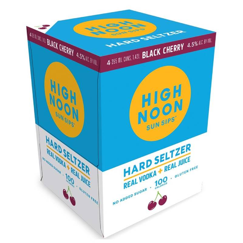 High Noon Black Cherry 335ml 4 pk.