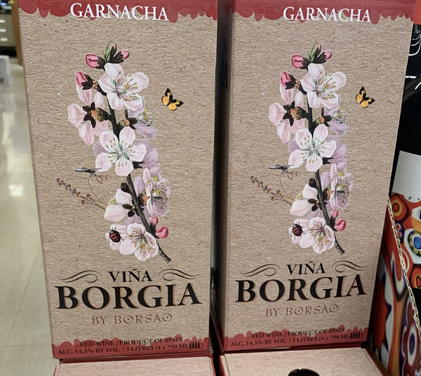 Bodegas Borsao Vina Borgia Garnacha 2020 3L Bag in Box