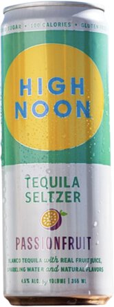 High Noon Passionfruit Tequila Seltzer 355ml can