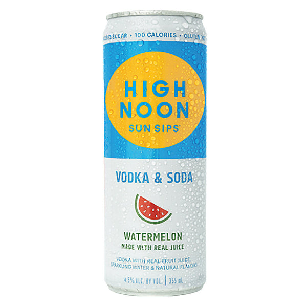 High Noon Watermelon Vodka & Soda 355ml Can