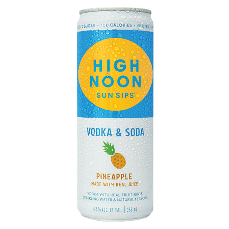 High Noon Pineapple Vodka & Soda 355ml Can