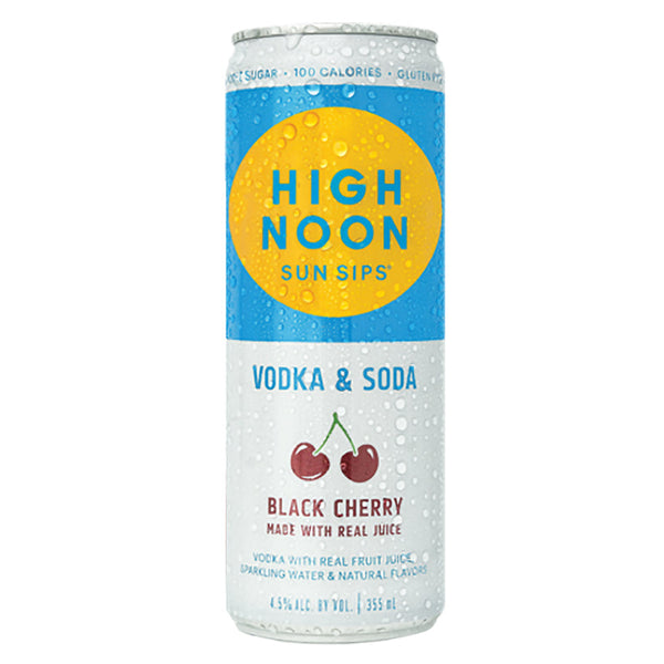 High Noon Black Cherry Vodka & Soda 355ml Can