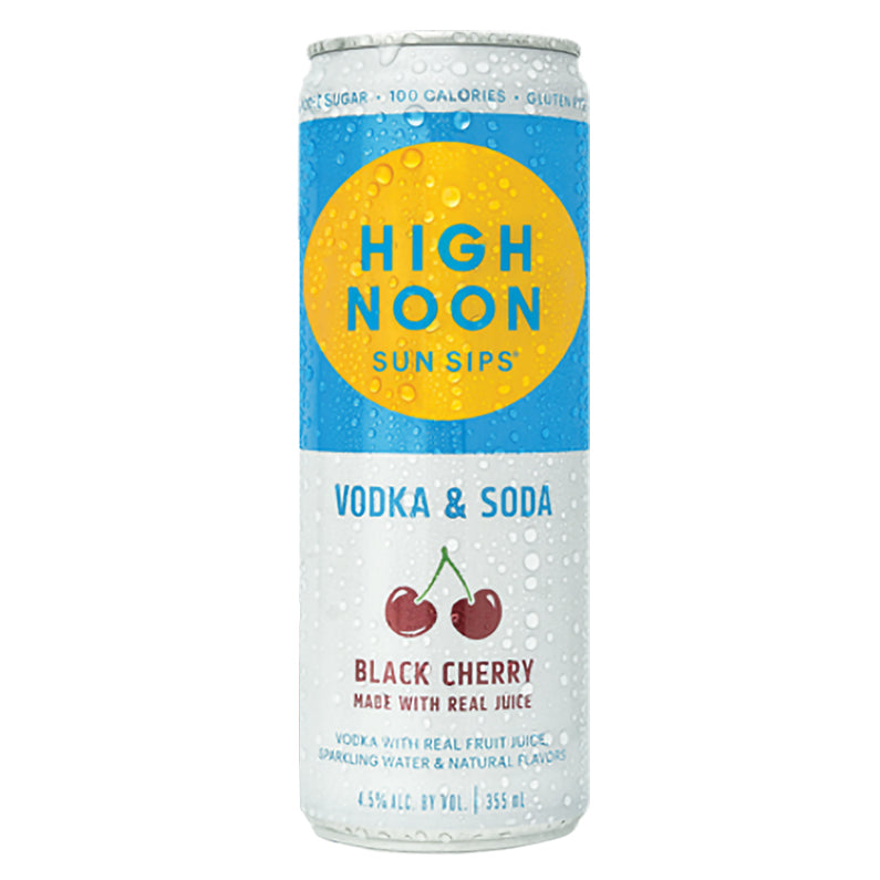 High Noon Black Cherry Vodka & Soda 355ml Can