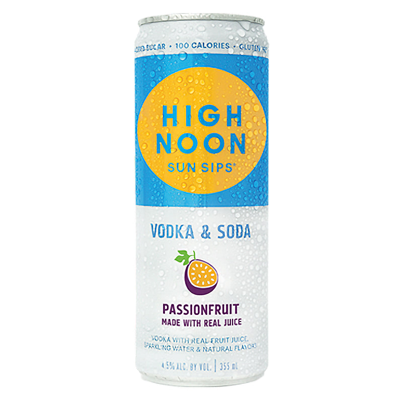 High Noon Passion Fruit Vodka & Soda 355ml Can