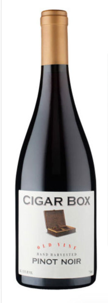 Cigar Box Wine Pinot Noir Old Vine Hand Harvested Leyda Valley 2020