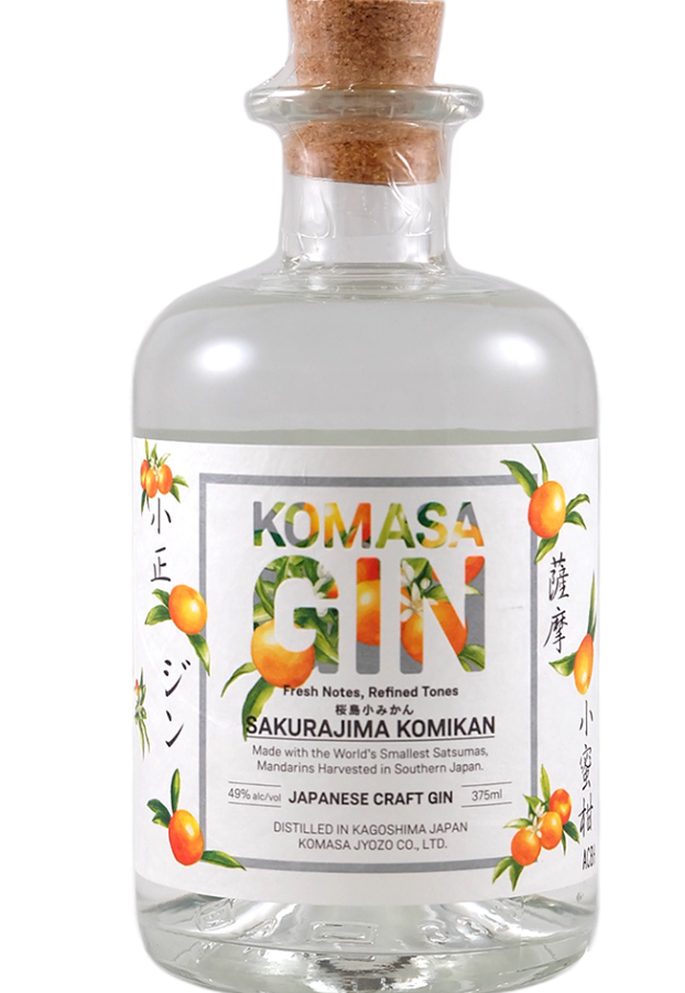 Komasa Sakurajima Komikan Japanese Craft Gin 375ml