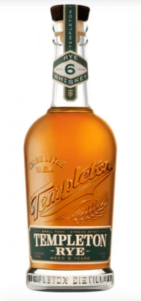 Templeton American Rye Whiskey Aged 6 Year 750ml