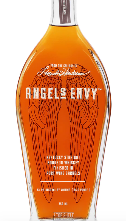 Angel's Envy Straight Bourbon Finished in Port Wine Barrels 86.6 Proof 750ml